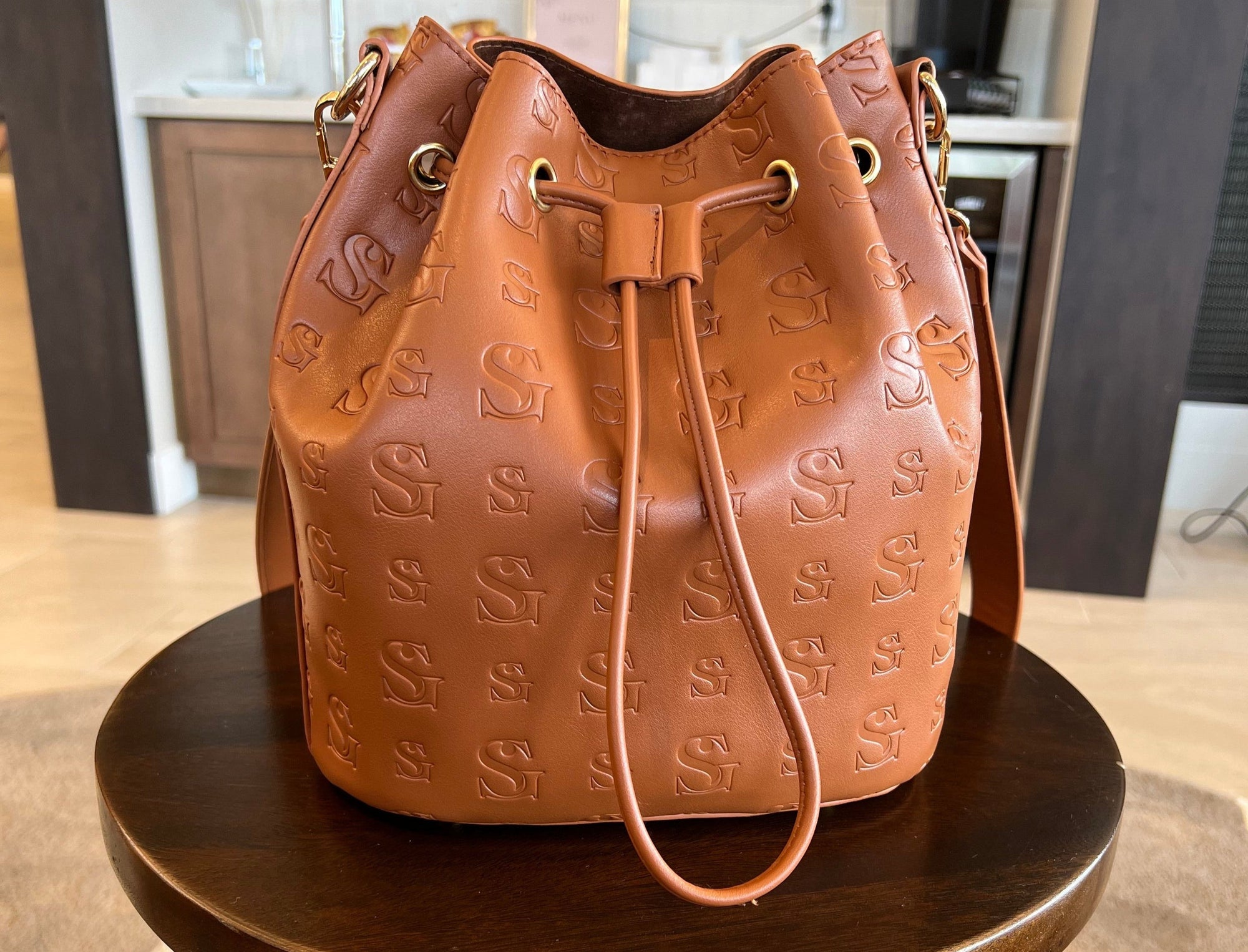 Monogram Bucket Bag Set